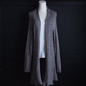 2/$25 Gray Open-Front Women's Cardigan Sweater